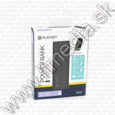 Image of Platinet Powerbank 2200mAh Black + Grey (42917) (Plastic) (IT11091)